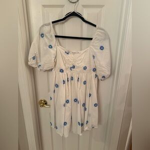 White flower dress